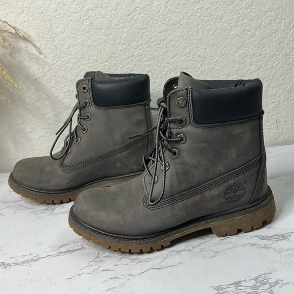 Timberland Shoes - Timberland | Waterproof Gray | Women Boots Size 6